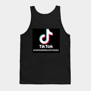 Tha Phenomenal 1 Ath Tha Great TikTok 10k Tee Black Tank Top